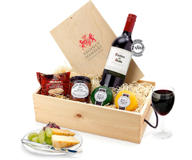 Gifts For Teachers Cheese & Wine Favourites
